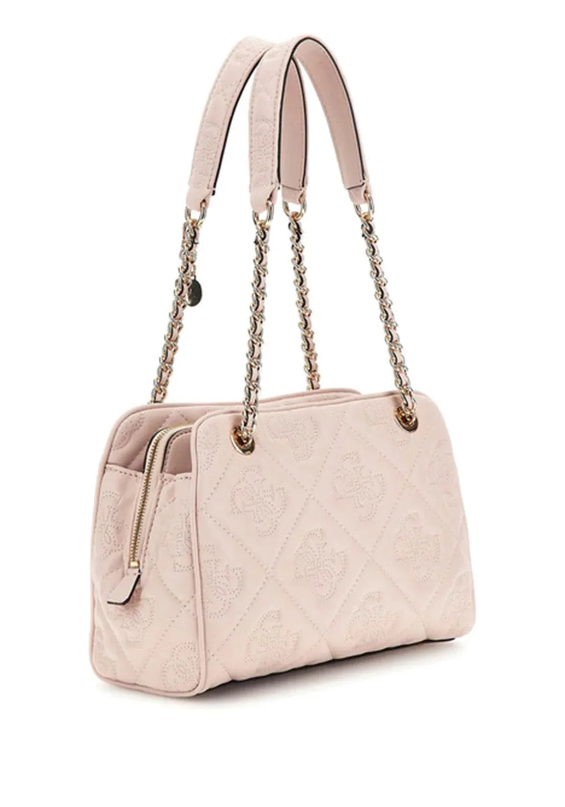 GUESS Marieke Handbag Light Beige Logo