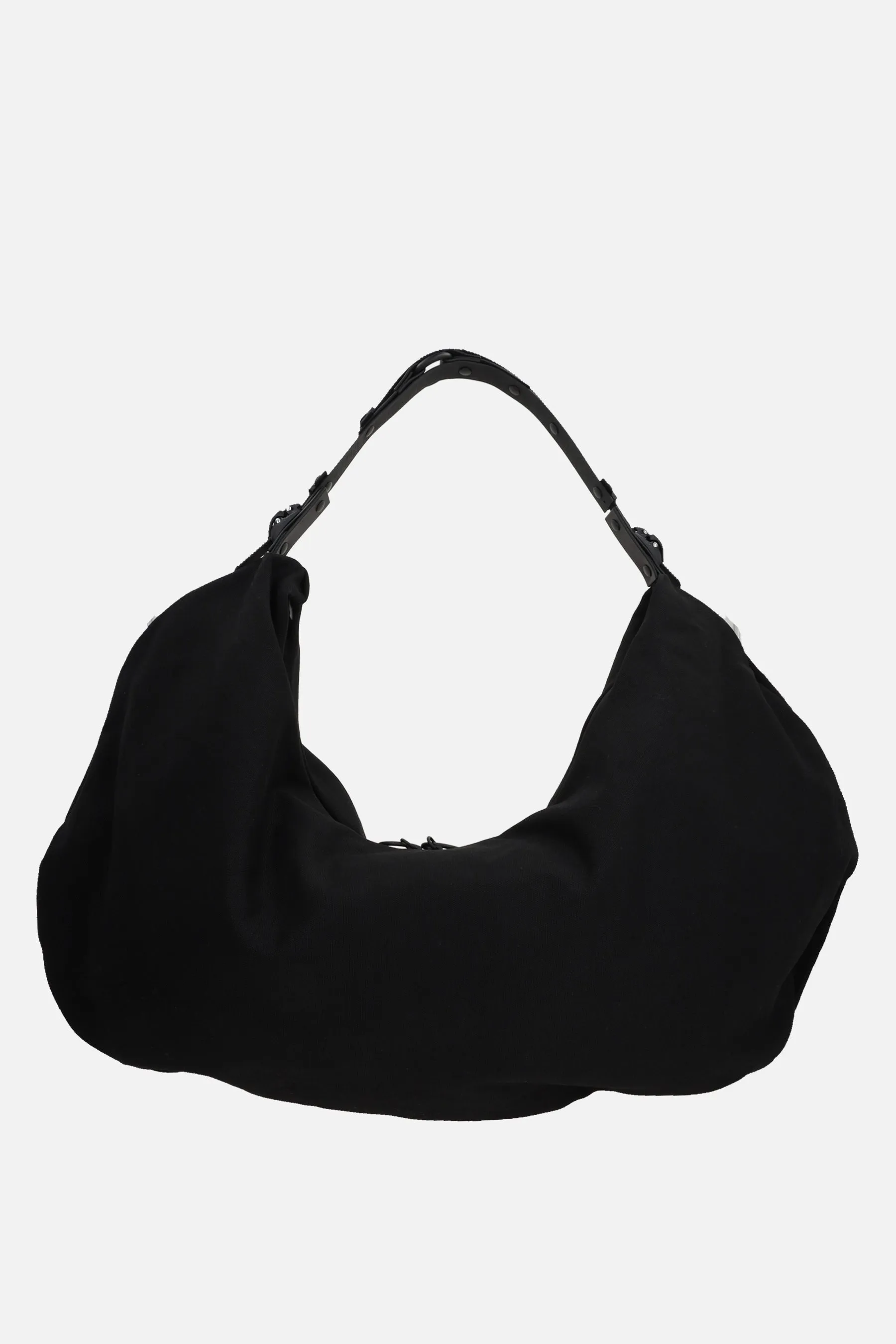 Half Moon XXL canvas shoulder bag