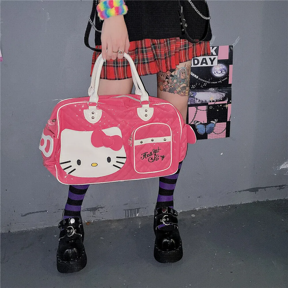 “HELLO KITTY”  PU HIGH-CAPACITY HANDBAG BY07289