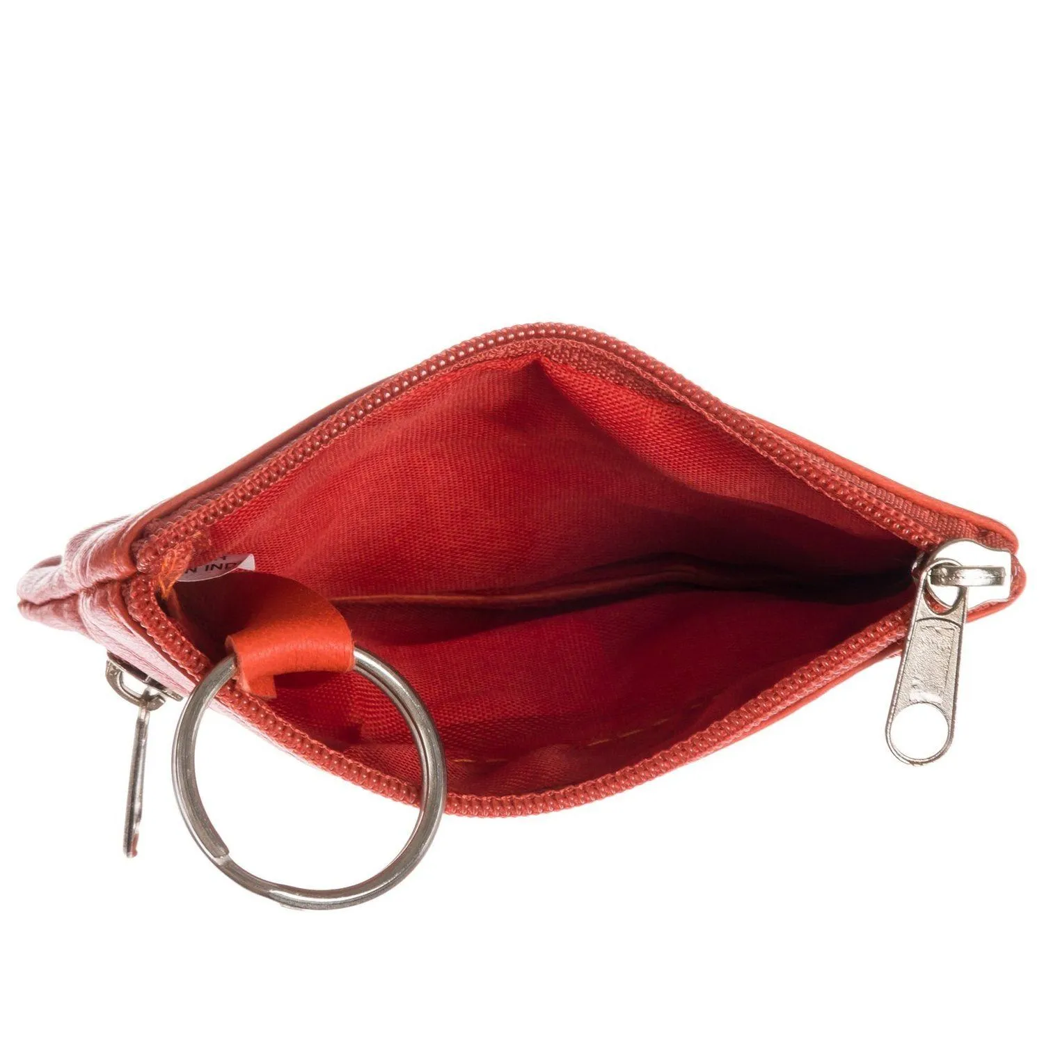 Leather Change Purse w/ Key Ring