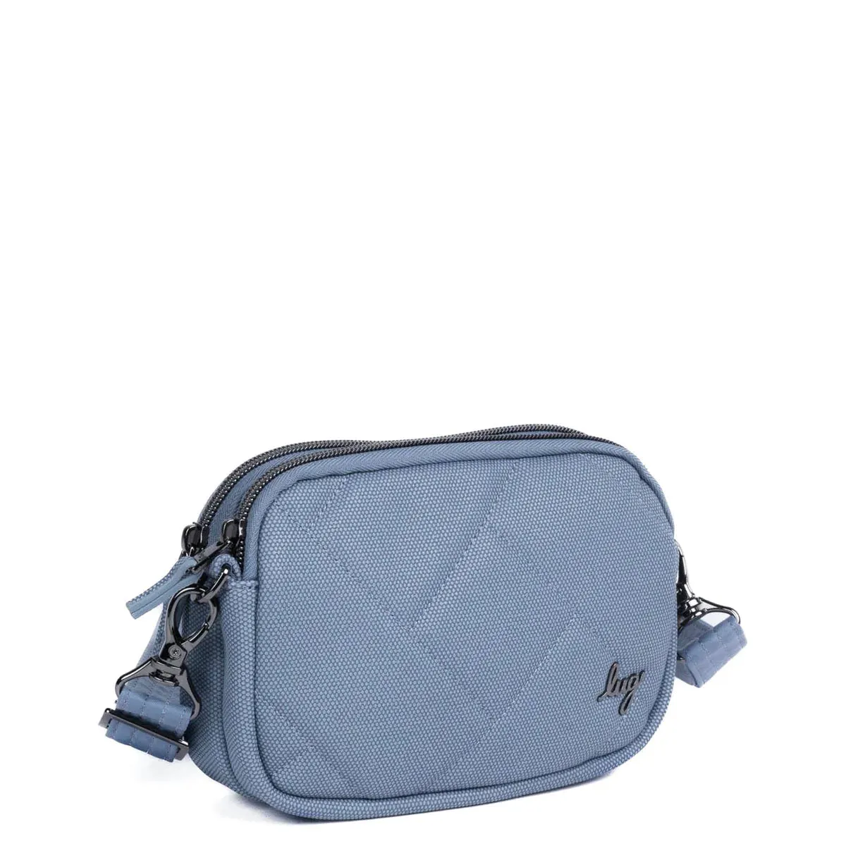 LUG Coupe Matte Luxe VL Convertible Crossbody Bag in Blue Moon