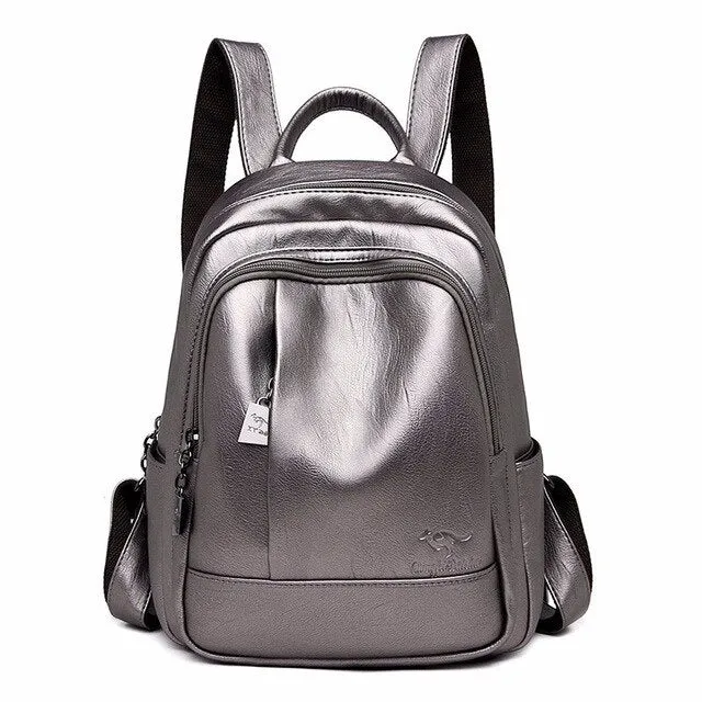 Luxury Designer Leather Rucksack and Travel Backpack