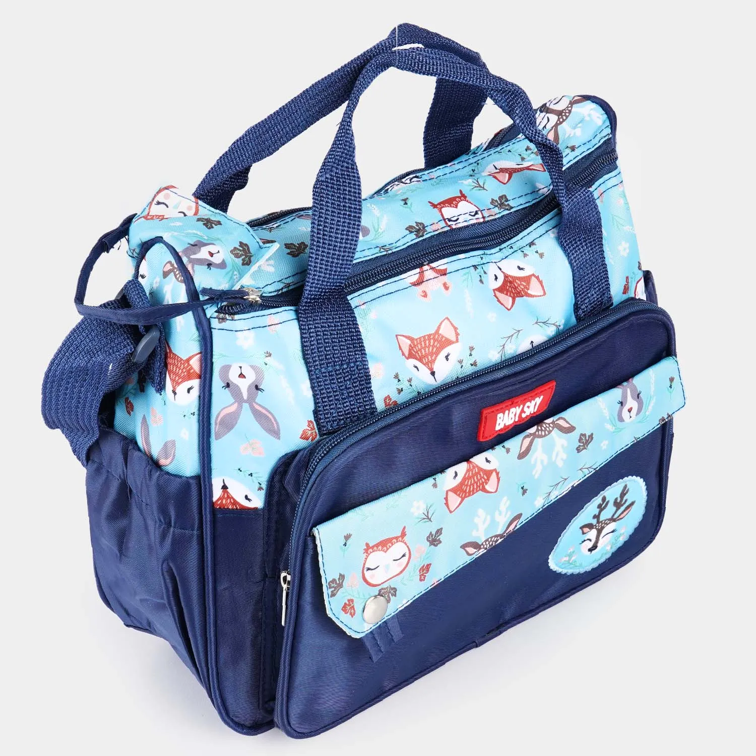 Mother Travel Small Baby Diaper Bag | Blue