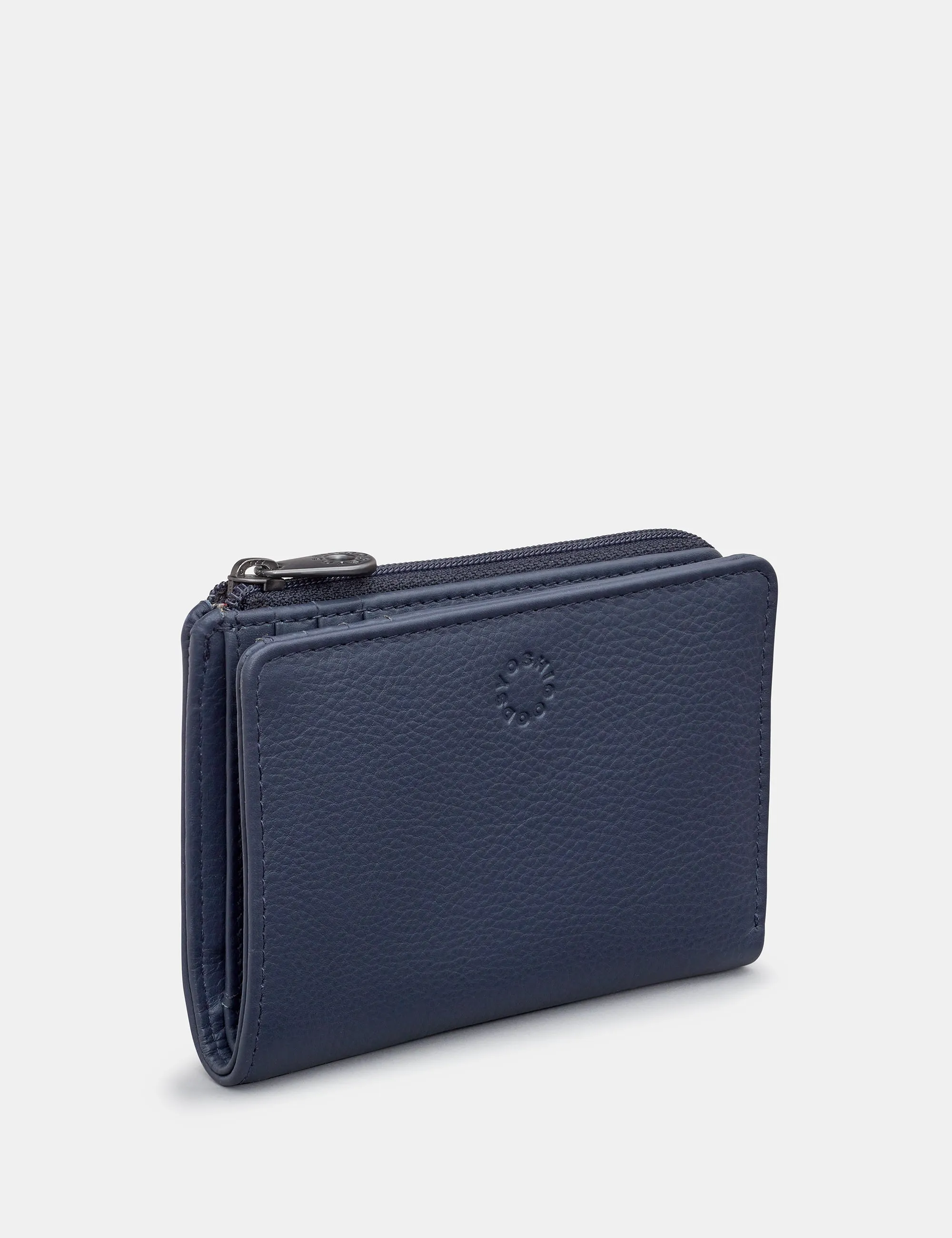 Navy Leather Jackson Purse