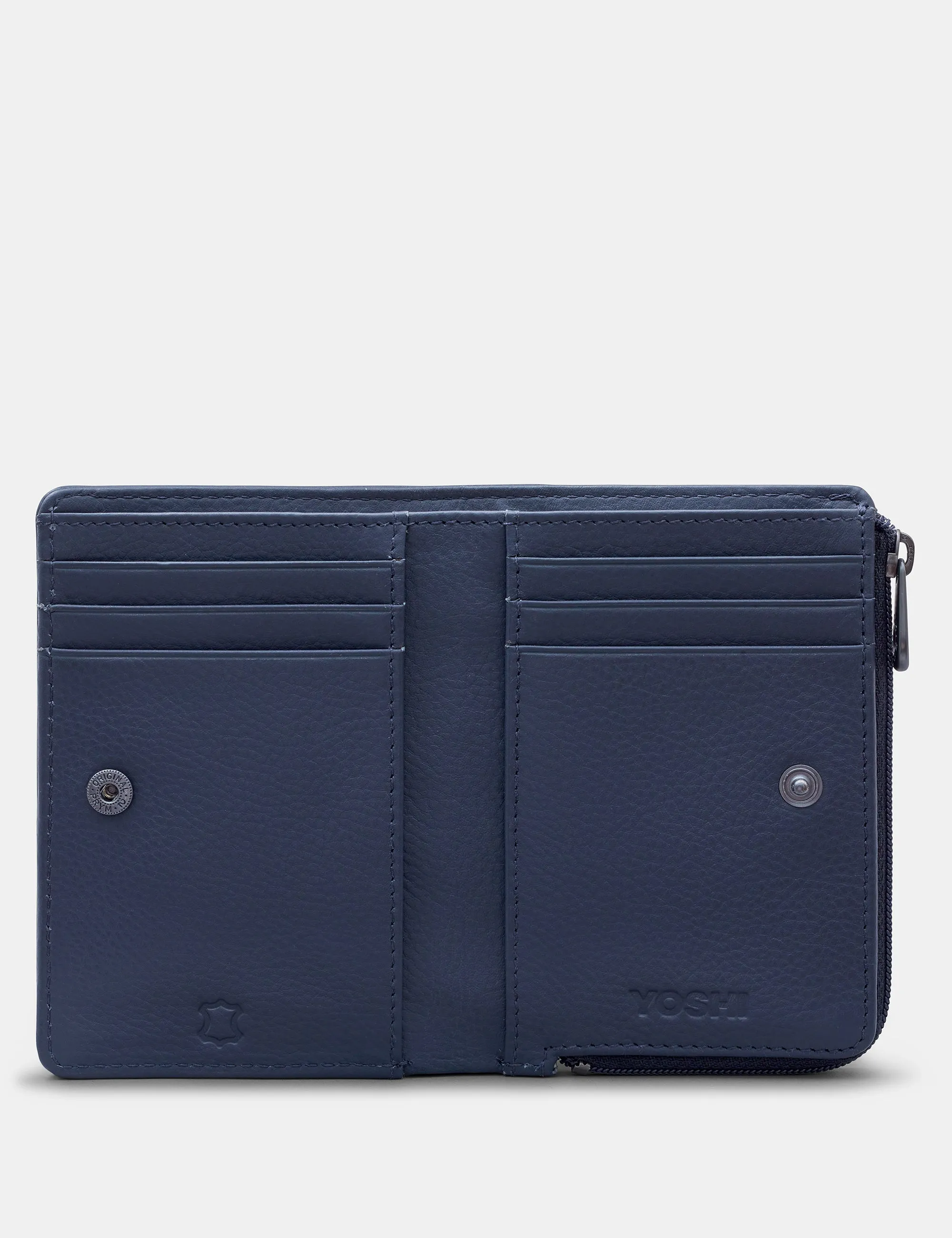 Navy Leather Jackson Purse