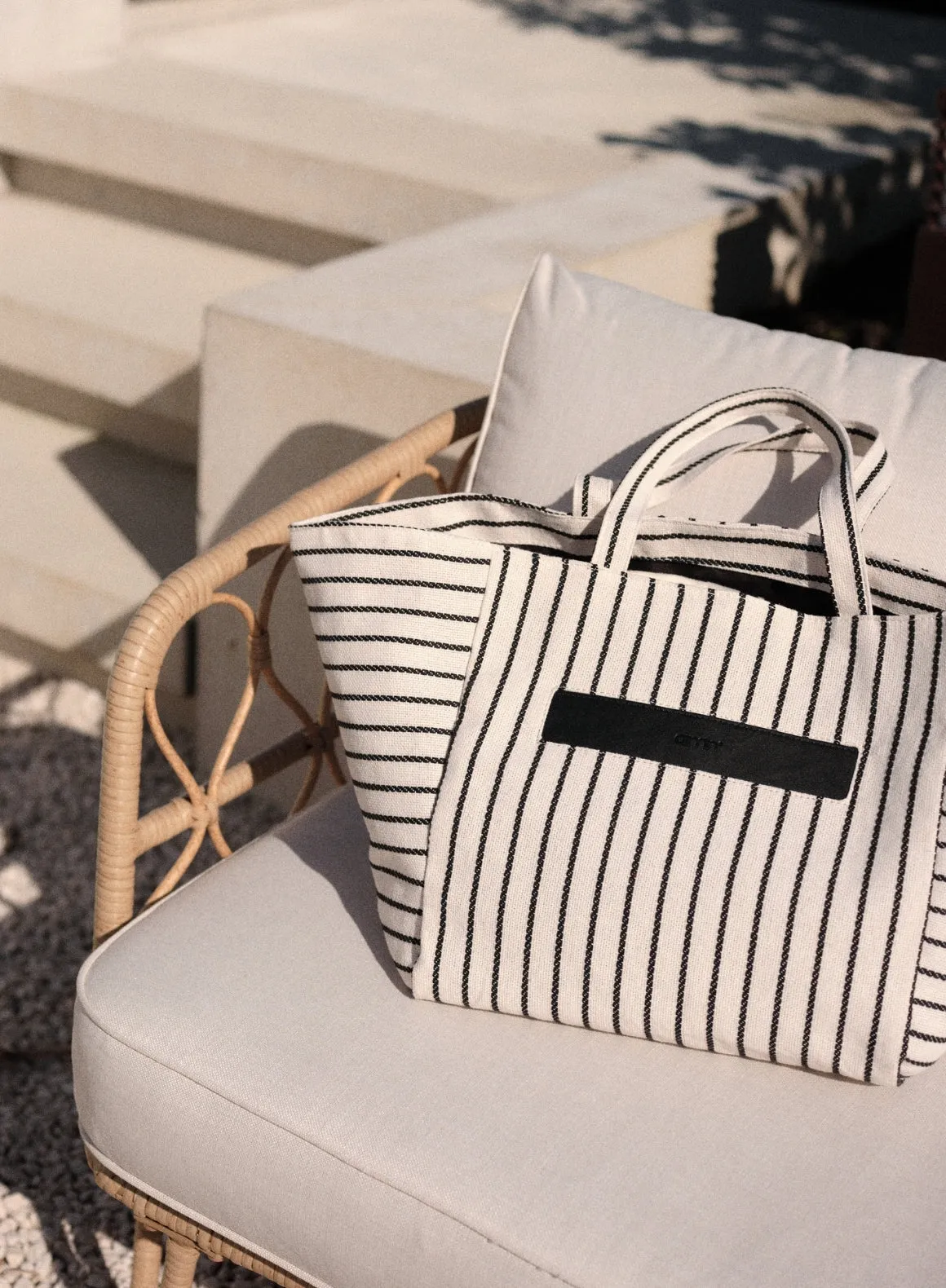 Off-white Beach Tote Bag