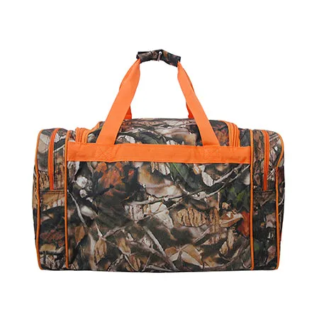 Orange Camo NGIL Canvas 20 Duffle Bag