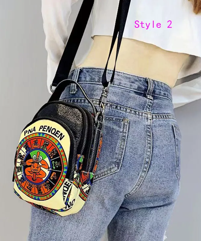 Original Design Sense Printed Versatile Shoulder Bag ZX1039