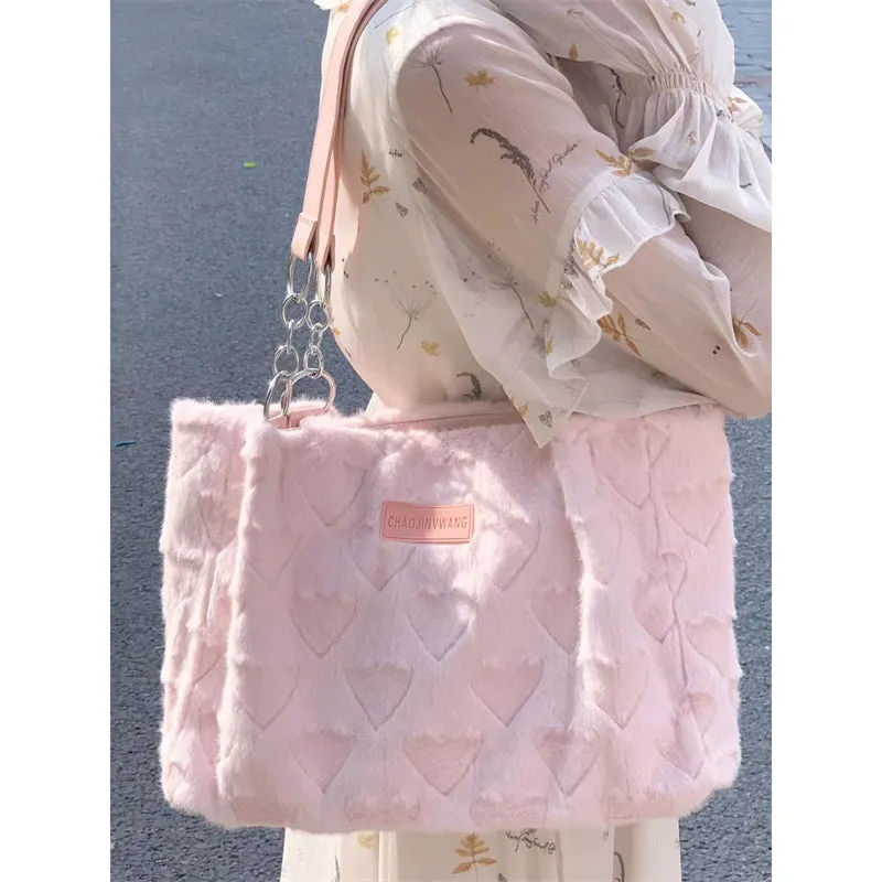 Pink Heart Bag Purse - Kimi