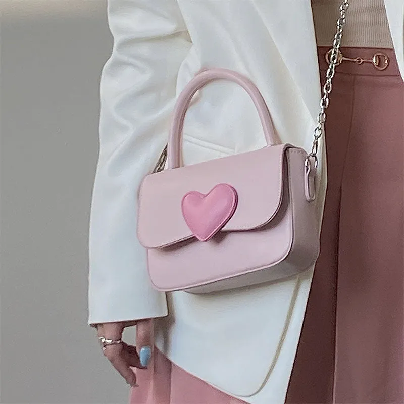 Pink Heart Purse - Cupcake