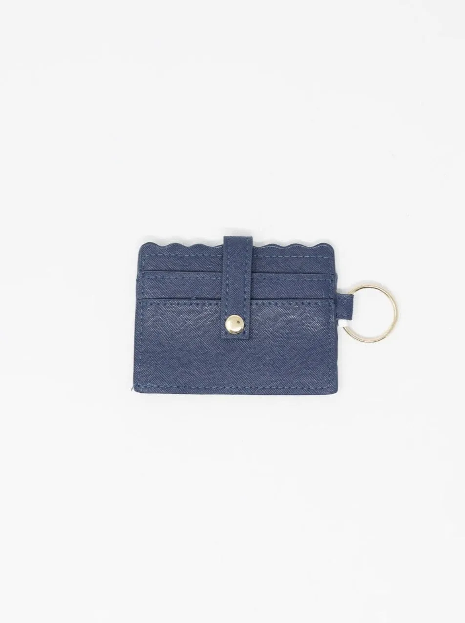 Scallop Card Holder Wallet