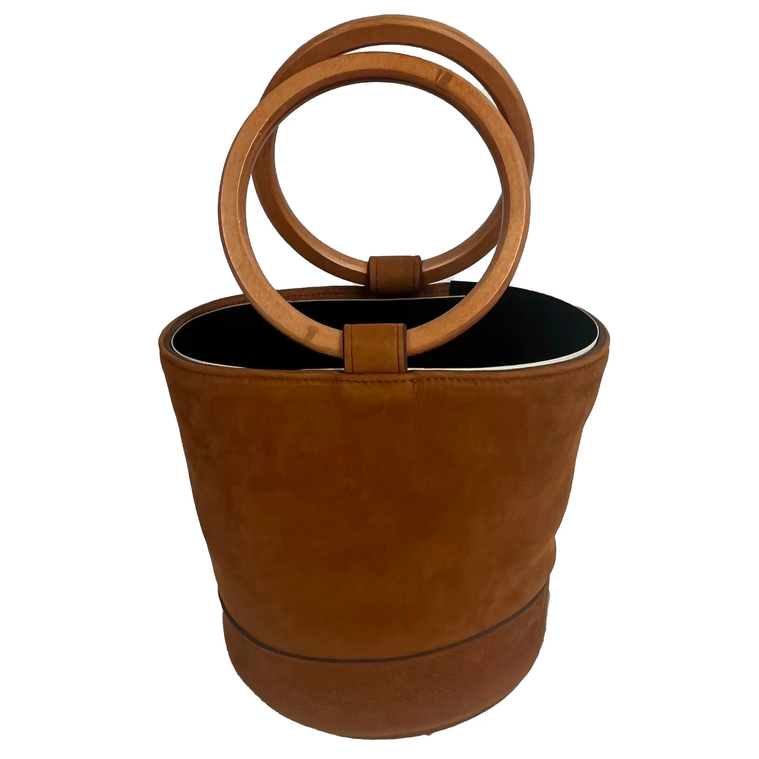 Simon Miller Brand New Tan Suede Bonsai Bucket Bag