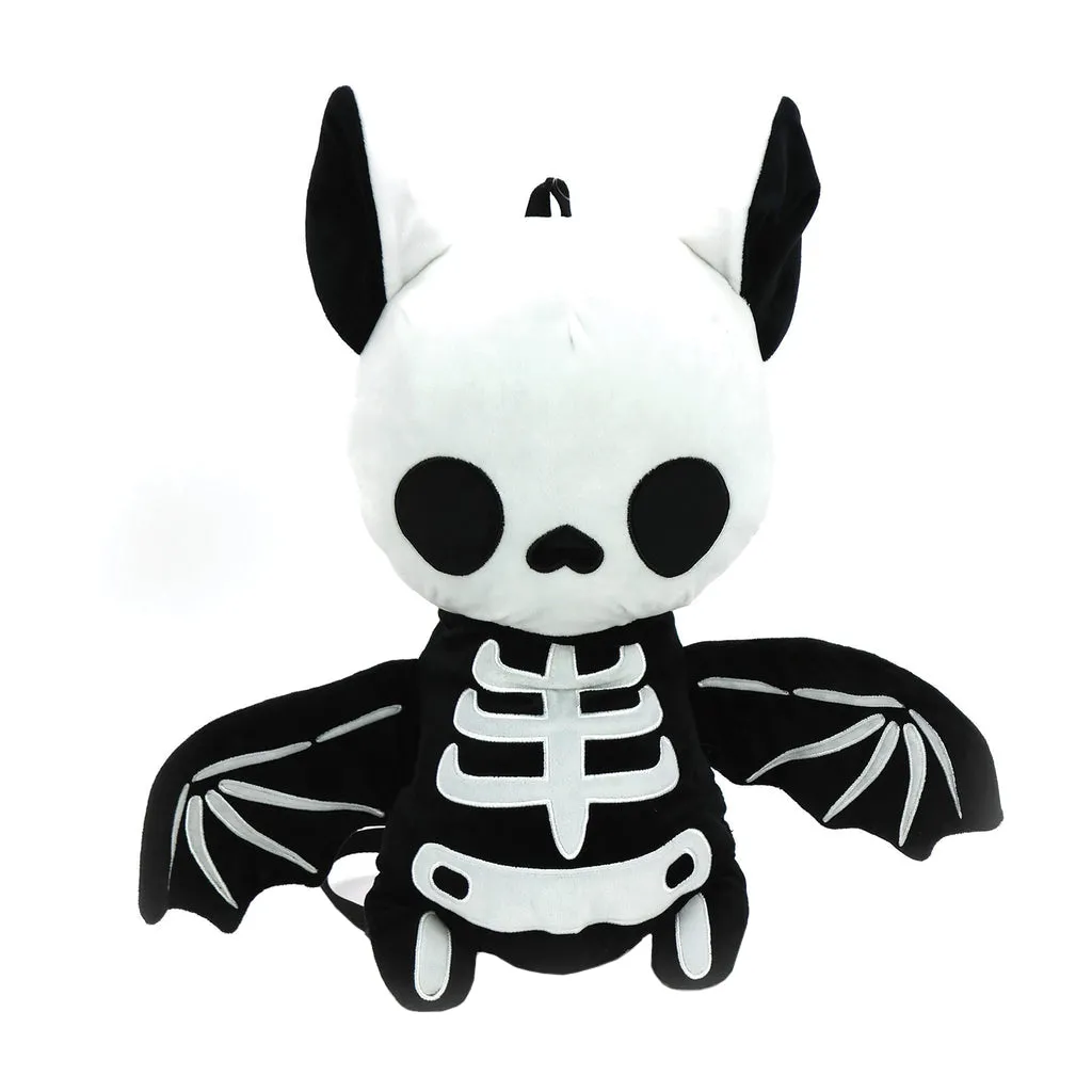 Skeleton Bat Plush Backpack