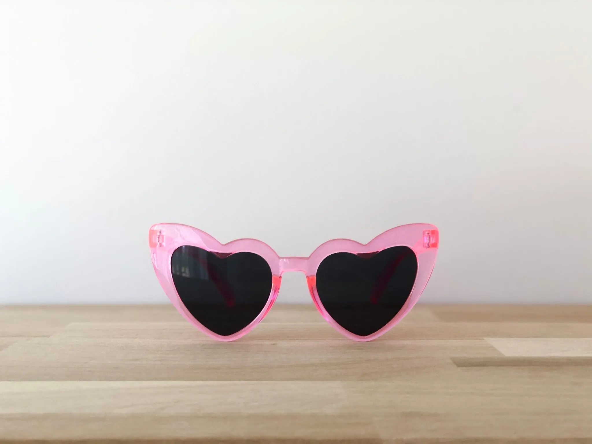 Sunglasses heart - Pink flamingo (one pair left)