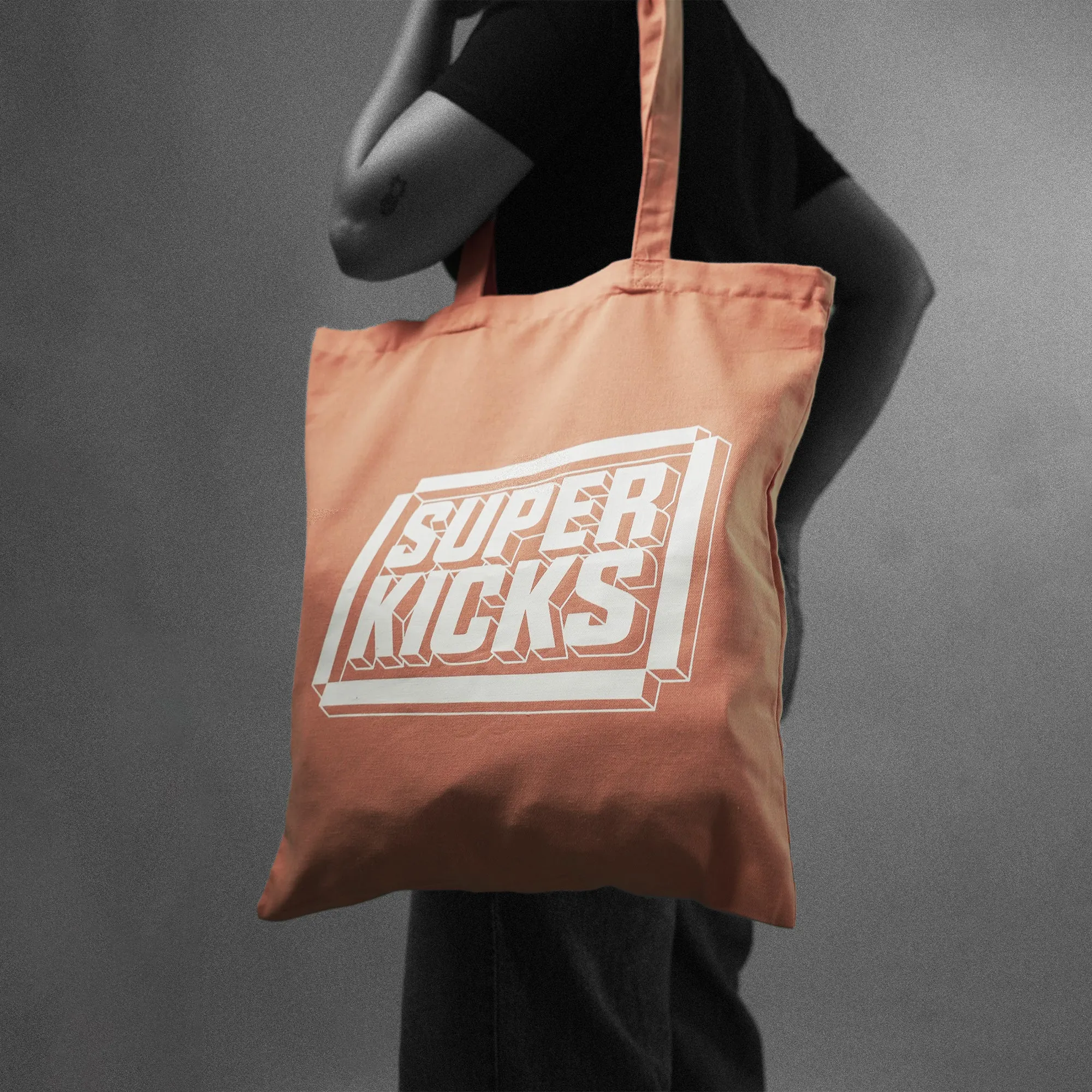 SUPERKICKS 3D LOGO M TOTE 'PEACH'