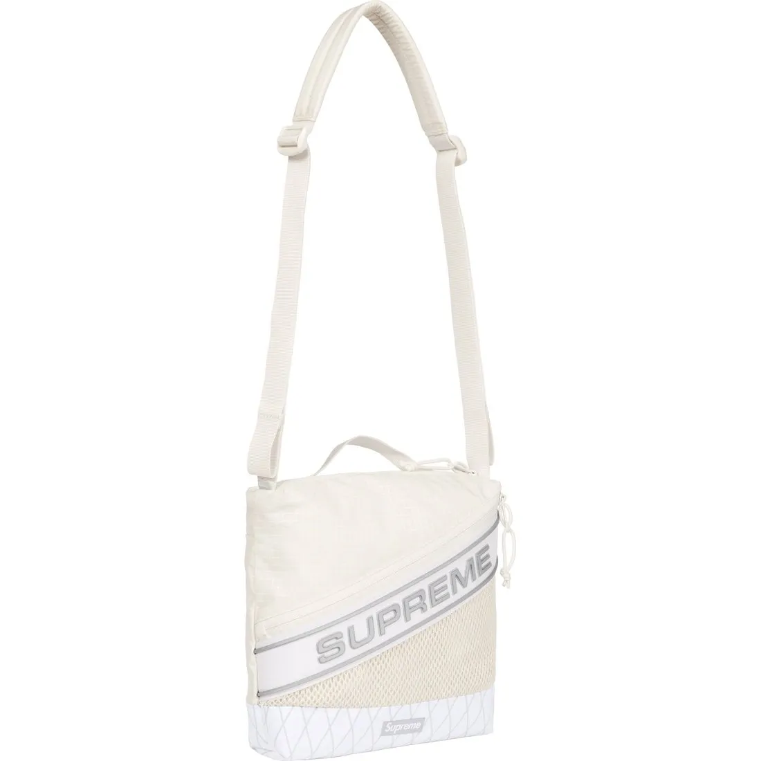 SUPREME SHOULDER BAG-WHITE