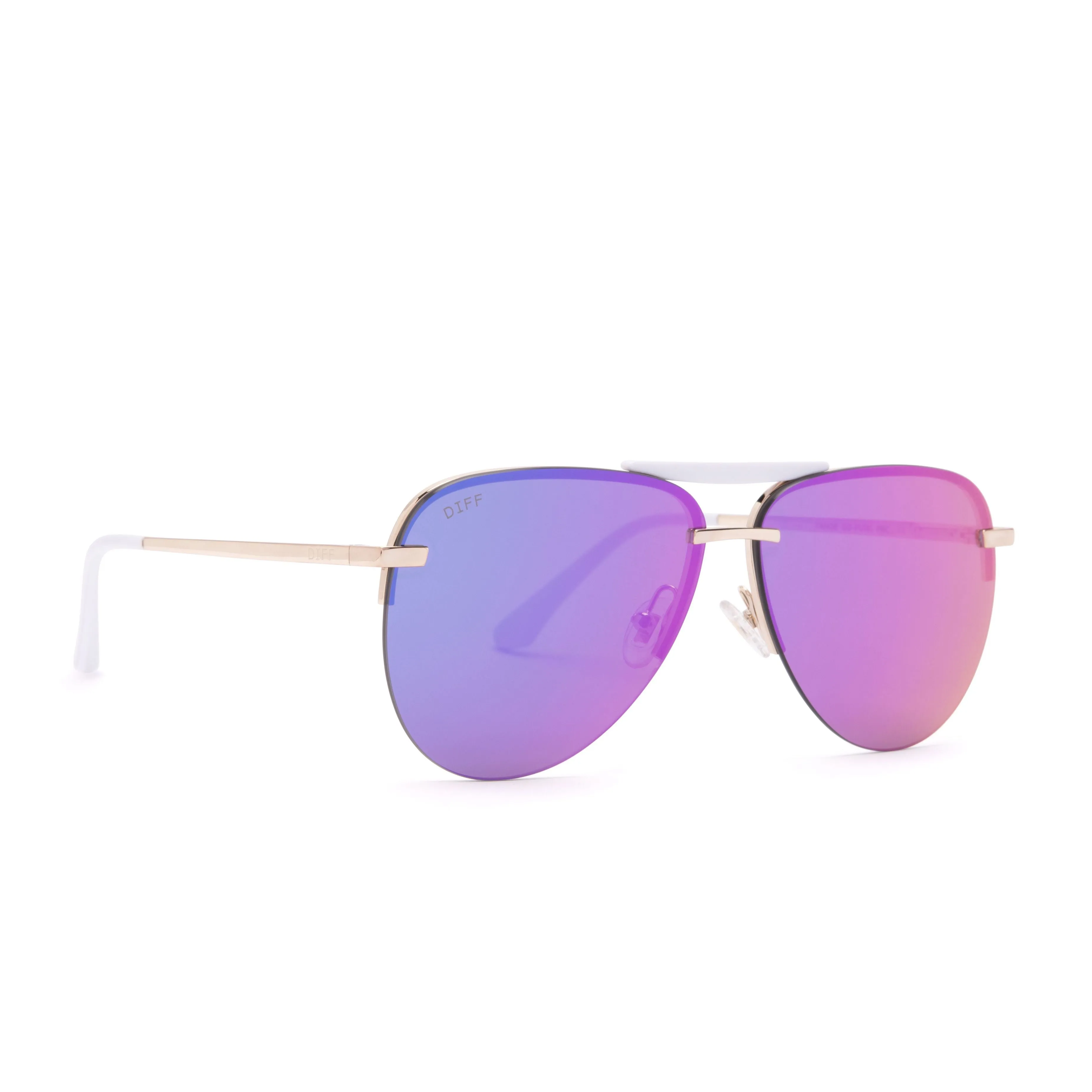 Tahoe Gold   Purple Mirror Sunglasses