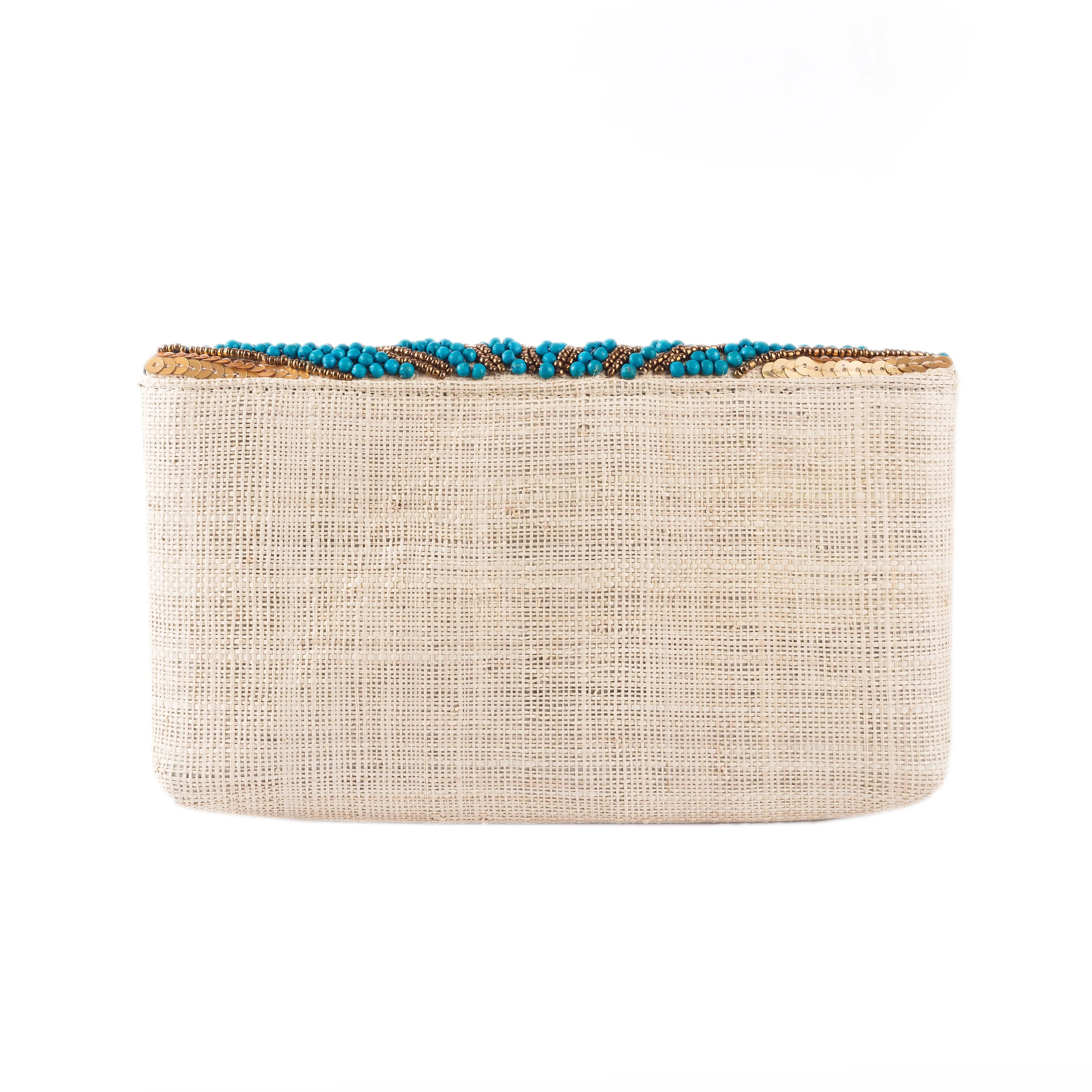 TRINIDAD Raffia Date Night Clutch