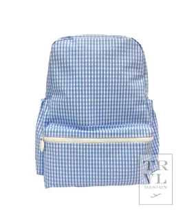 TRVL - Backpack - Gingham Sky