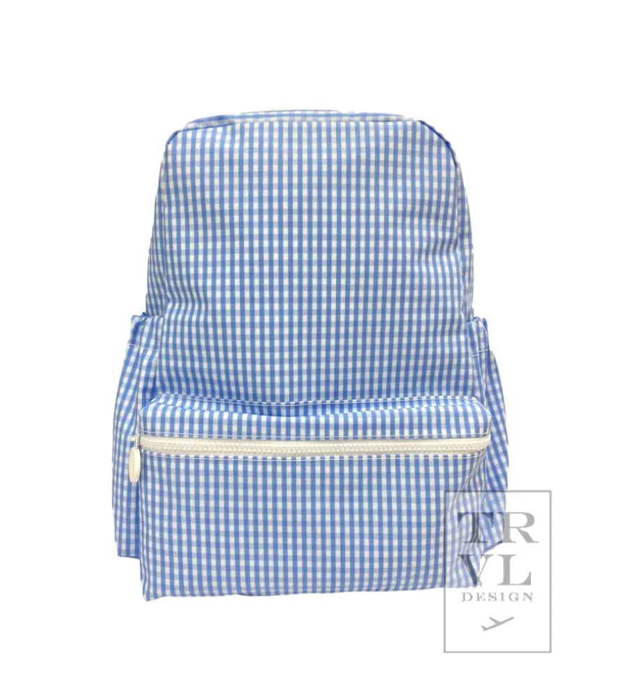 TRVL - Backpack - Gingham Sky