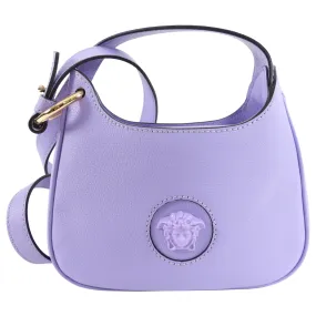 Versace Lilac Purple Mini Medusa Head Crossbody Bag