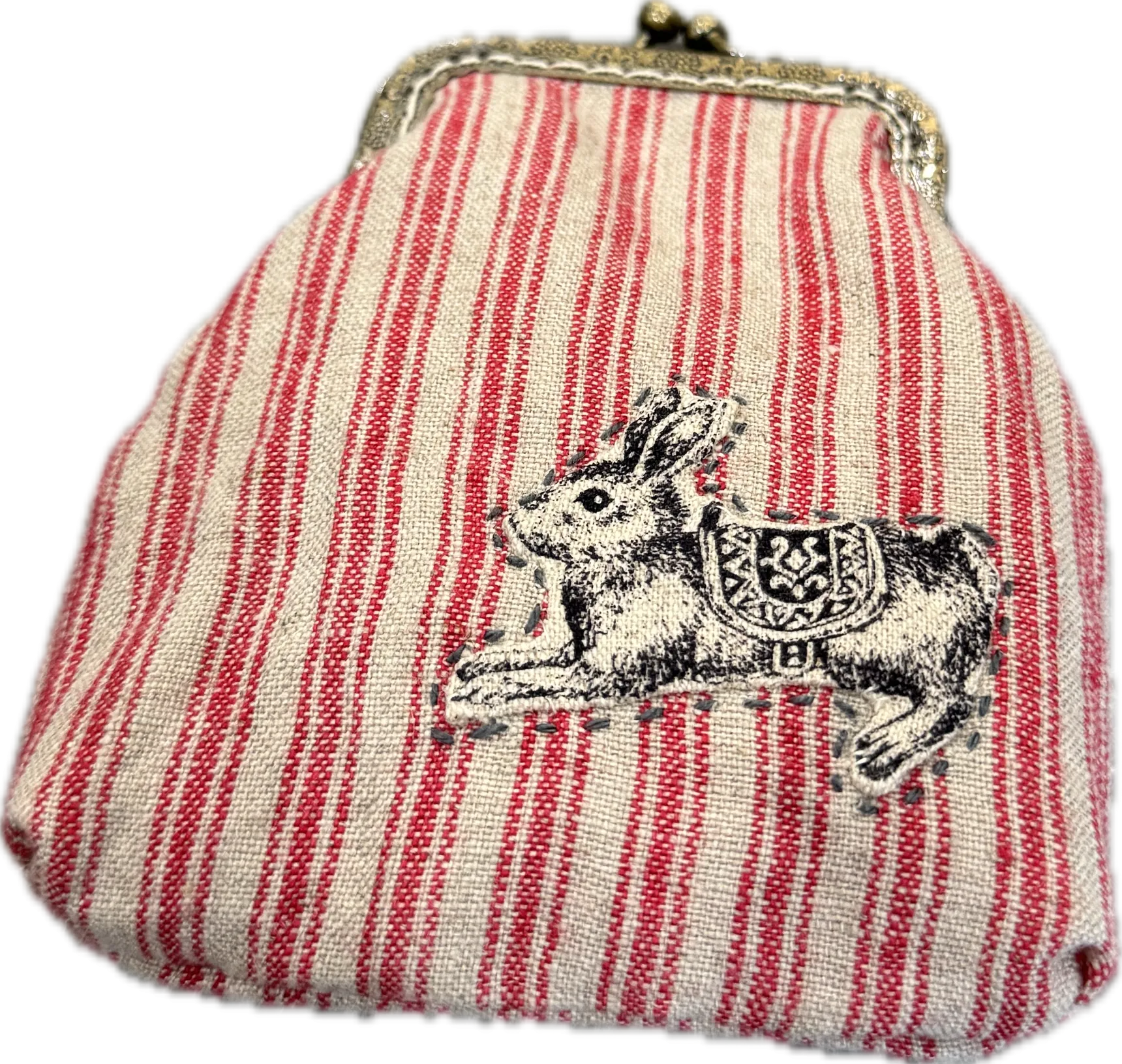 Vintage fabric cloth purse