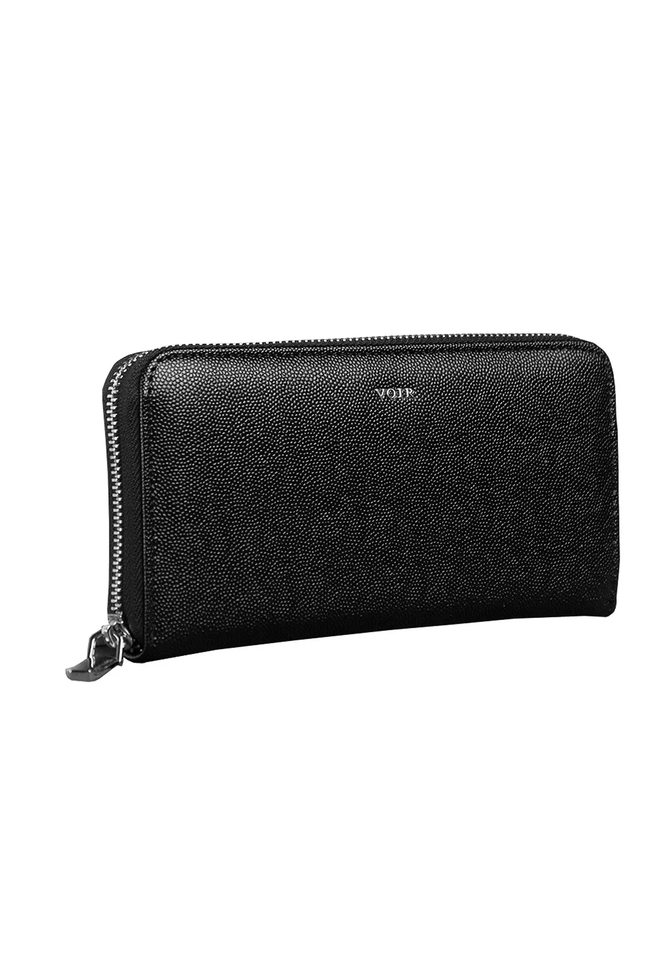 VOIR Classic Logo Zip-Around Long Wallet