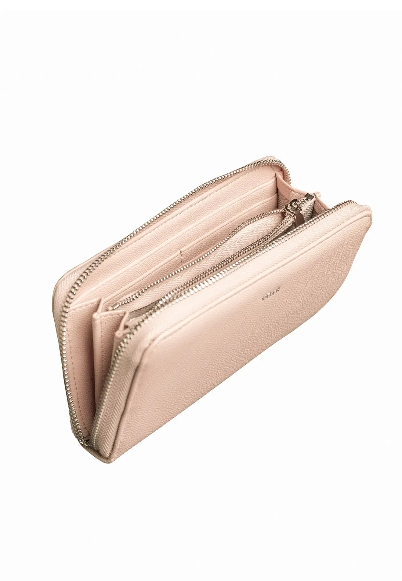 VOIR Classic Logo Zip-Around Long Wallet