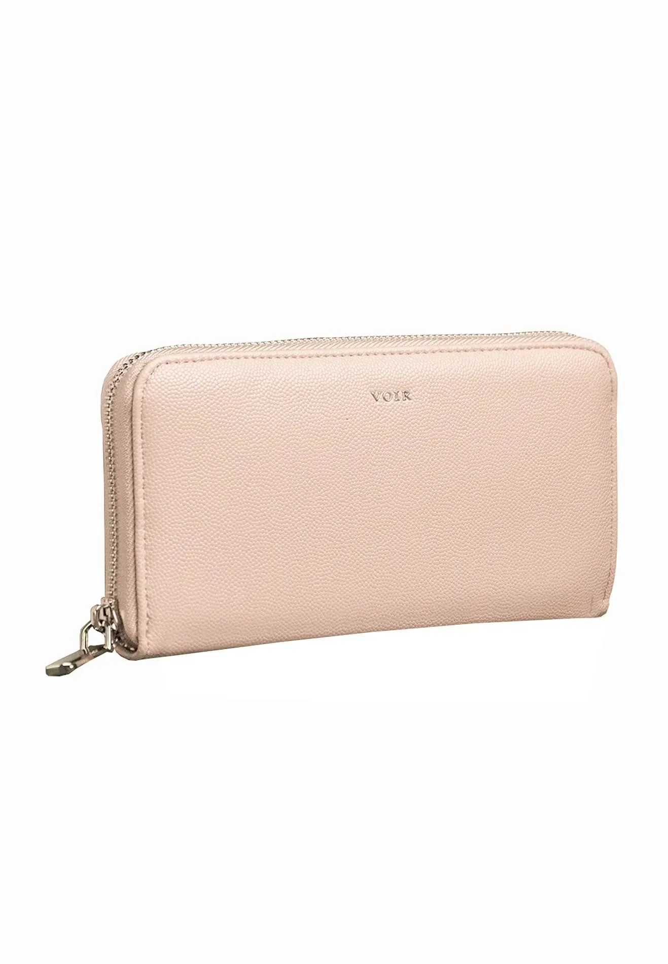 VOIR Classic Logo Zip-Around Long Wallet