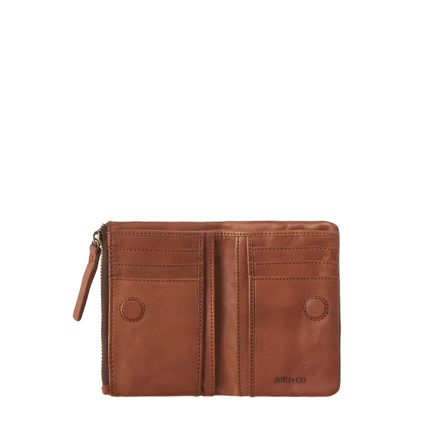 WALLET CAPRI SMALL - COGNAC