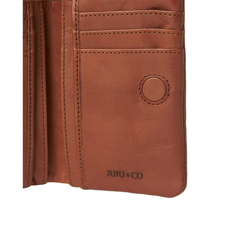 WALLET CAPRI SMALL - COGNAC