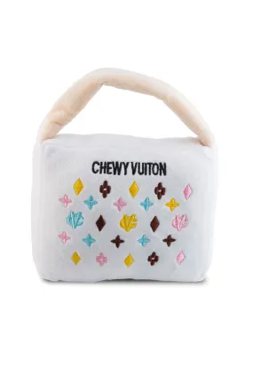 White Chewy Vuiton Purse-Small