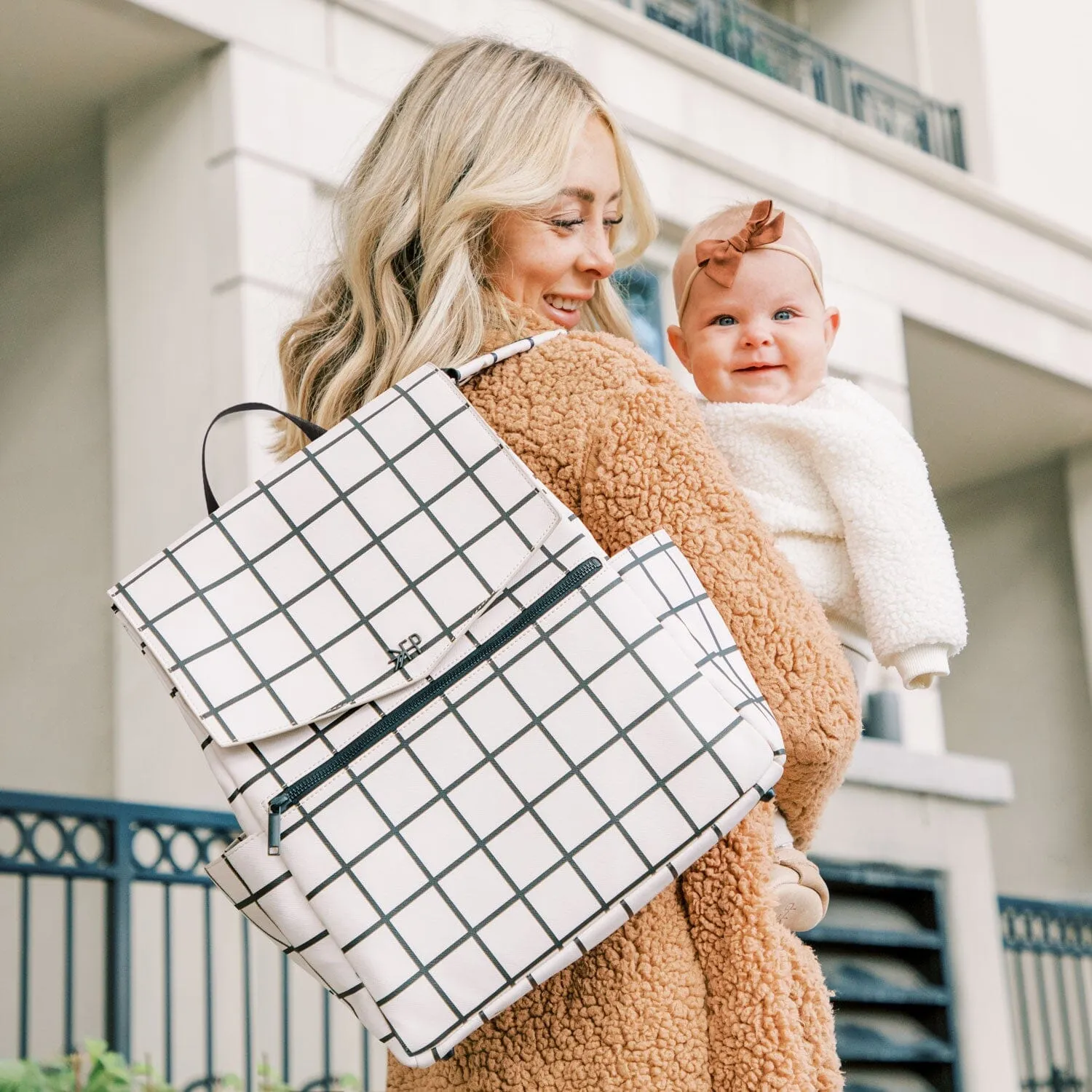 Windowpane Classic Diaper Bag II